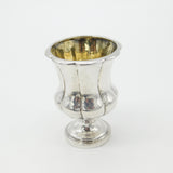 Georgian Sterling Silver Fluted Small Planter Pot 1837 London Antique