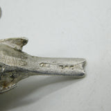 Set of Four Cast Sterling Silver British Bird Figurines Vintage 1987 London