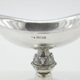 David Lawrence Sterling Silver Celtic Viking Style Pedestal Bowl 1965 Birmingham