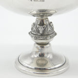 David Lawrence Sterling Silver Celtic Viking Style Pedestal Bowl 1965 Birmingham