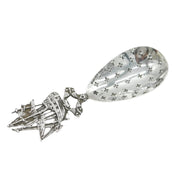 Edwardian Sterling Silver Dutch Ship Sugar Caster Spoon Antique 1907 London