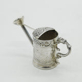 Edwardian Sterling Silver Dolls House Watering Can Antique 1903 London