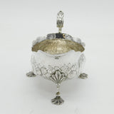 George II Sterling Silver Floral Pattern Sauce Boat Antique 1757 London