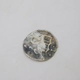 Oliver Cromwell Commonwealth Period Silver Penny Coin Antique 1650 Holed