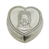 Victorian Sterling Silver 'Charley's Aunt' Globe Theatre Audience Souvenir Box Antique 1895