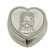 Victorian Sterling Silver 'Charley's Aunt' Globe Theatre Audience Souvenir Box Antique 1895