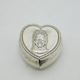 Victorian Sterling Silver 'Charley's Aunt' Globe Theatre Audience Souvenir Box Antique 1895