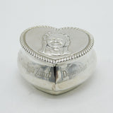 Victorian Sterling Silver 'Charley's Aunt' Globe Theatre Audience Souvenir Box Antique 1895