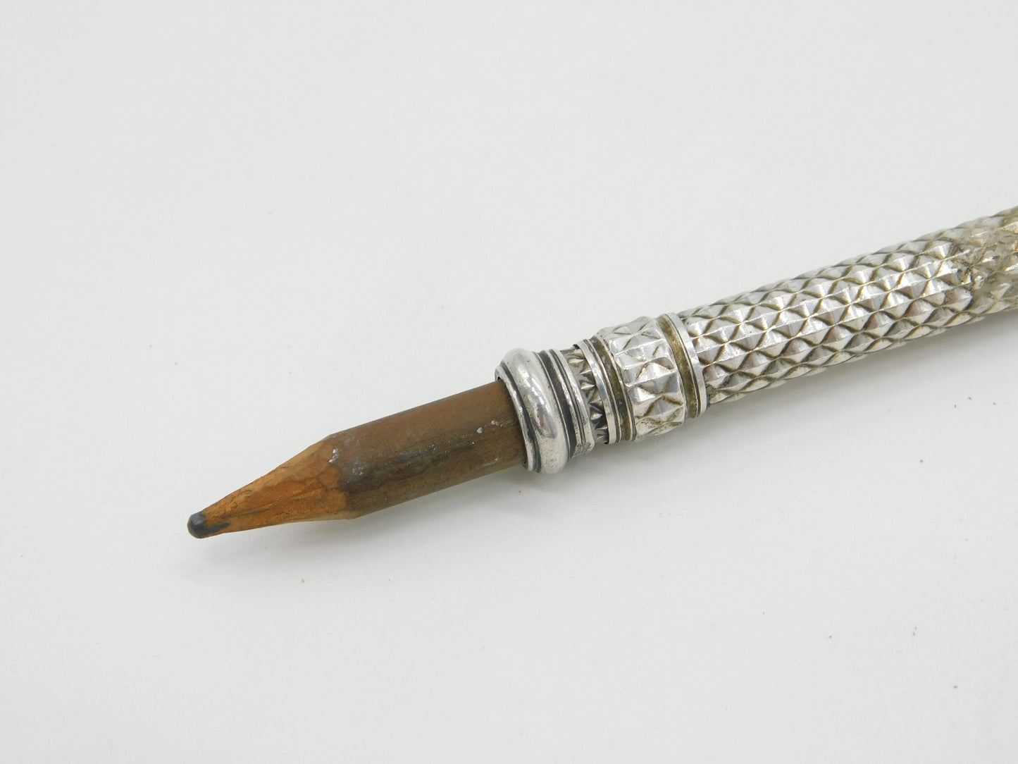 Victorian Art Nouveau Silver Plated Multi-Tool Sewing Chatelaine Antique c1890