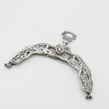 Victorian Sterling Silver Art Nouveau Ladies Bag Fitting Antique 1900 Chester