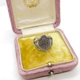 WWII Sterling Silver Royal Army Service Corps Signet Ring Antique c1940