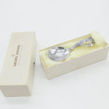 Georg Jensen Boxed Sterling Silver Tea Caddy Spoon Vintage 1961 London Import