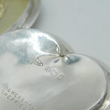 Victorian Sterling Silver 'Charley's Aunt' Globe Theatre Audience Souvenir Box Antique 1895