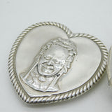 Victorian Sterling Silver 'Charley's Aunt' Globe Theatre Audience Souvenir Box Antique 1895