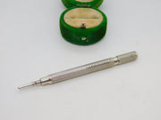 Victorian Sampson Mordan Sterling Silver Engine Turned Propelling Pencil Antique