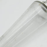 Victorian Sterling Silver Topped Moulded Glass Stirrup Hunting Flask Antique 1869 Birmingham