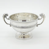 Edwardian Sterling Silver Trophy Form Bowl Antique 1909 Walker & Hall Sheffield
