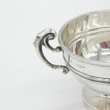 Edwardian Sterling Silver Trophy Form Bowl Antique 1909 Walker & Hall Sheffield