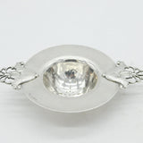 Georg Jensen Sterling Silver Akkeleje Pattern Tea Strainer Antique c1920 Deco