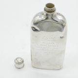 Sterling Silver Beaufort Hunt Hip Flask Belonging to Mr Will Long Antique c1850