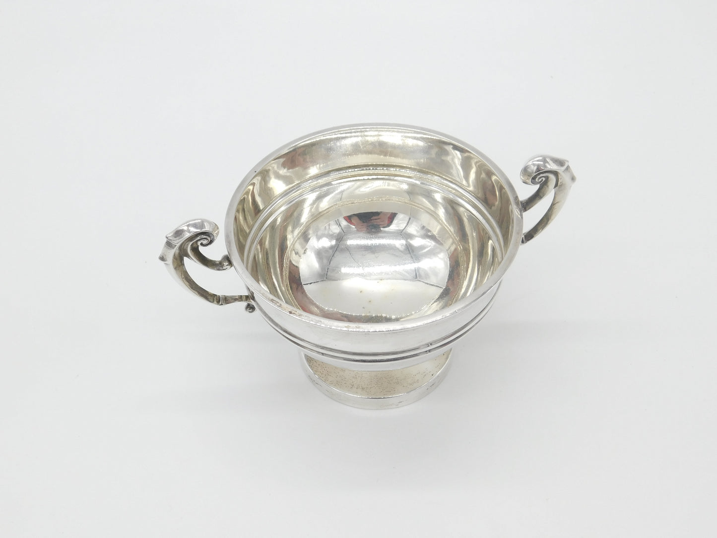 Edwardian Sterling Silver Trophy Form Bowl Antique 1909 Walker & Hall Sheffield