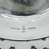 Georg Jensen Sterling Silver Akkeleje Pattern Tea Strainer Antique c1920 Deco