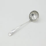Scottish Georgian Sterling Silver Crested Caster Spoon 1816 Edinburgh Antique