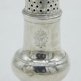 George III Sterling Silver Floral Muffineer Sugar Caster Antique 1764 London