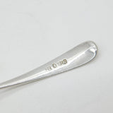 Scottish Georgian Sterling Silver Crested Caster Spoon 1816 Edinburgh Antique