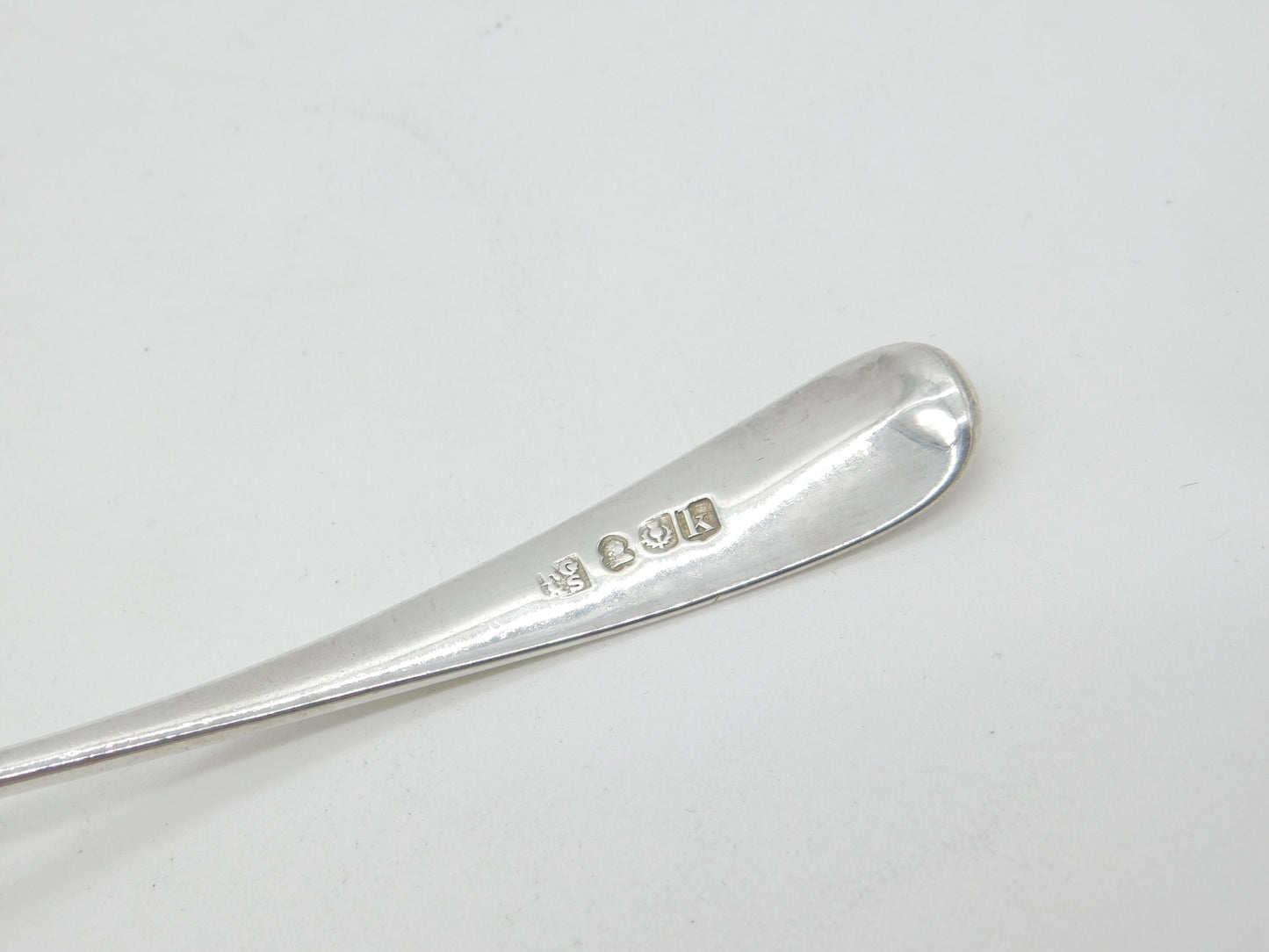 Scottish Georgian Sterling Silver Crested Caster Spoon 1816 Edinburgh Antique