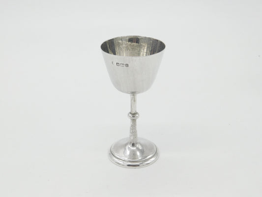 Edwardian Sterling Silver Chalice Cup or Goblet Antique 1909 Sheffield