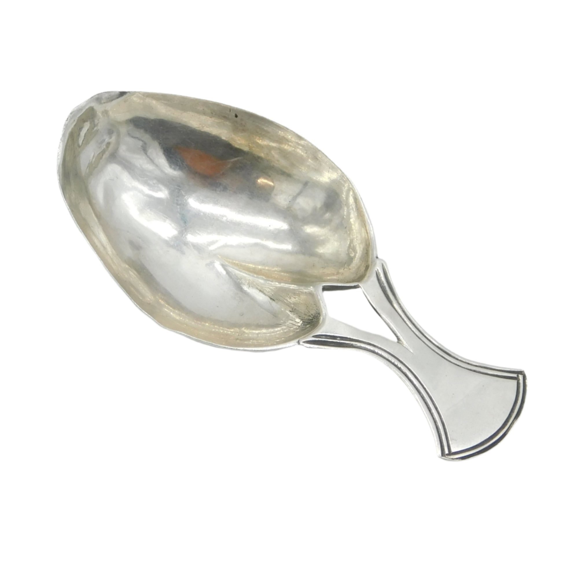 Antique Georgian Silver Caddy Spoon