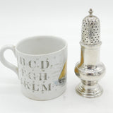 George III Sterling Silver Floral Muffineer Sugar Caster Antique 1764 London