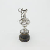 Miniature Edwardian Sterling Silver Mounted Communion or Wine Jug Antique 1903