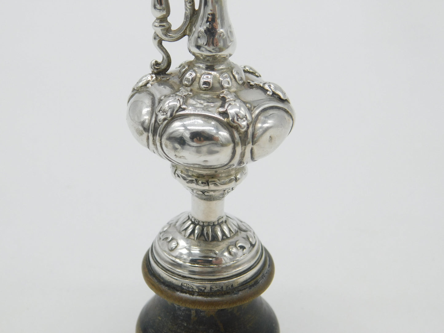 Miniature Edwardian Sterling Silver Mounted Communion or Wine Jug Antique 1903