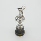 Miniature Edwardian Sterling Silver Mounted Communion or Wine Jug Antique 1903