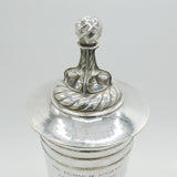 Omar Ramsden Sterling Silver Planished Cup & Cover Antique 1930 London