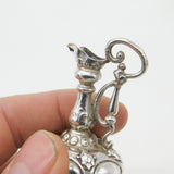 Miniature Edwardian Sterling Silver Mounted Communion or Wine Jug Antique 1903