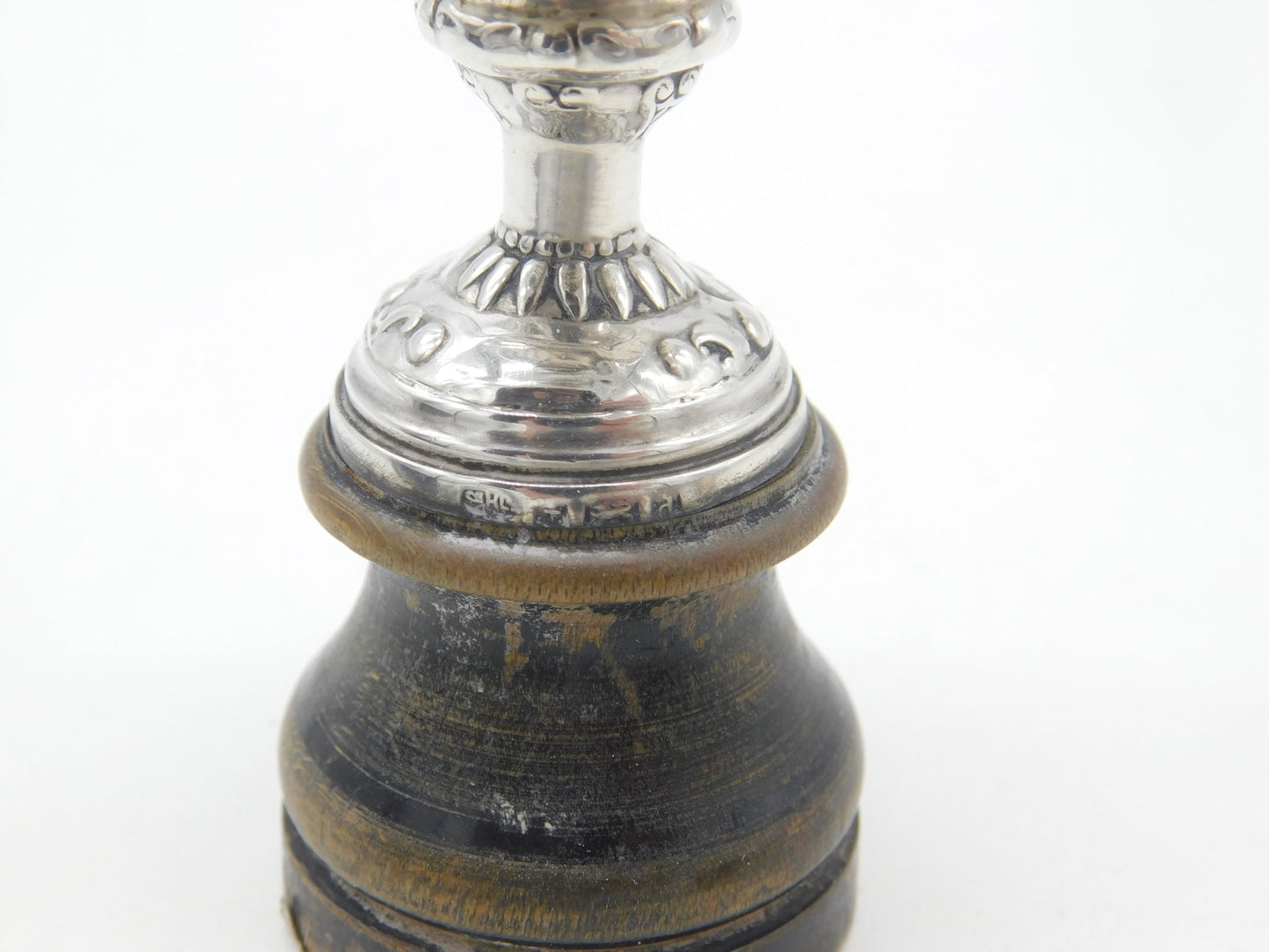 Miniature Edwardian Sterling Silver Mounted Communion or Wine Jug Antique 1903