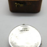 Victorian Sterling Silver Butterfly Pattern Locket Pendant 1891 Birmingham