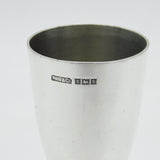 Sterling Silver Jigger Shot Measure 1oz & 2oz Vintage 1964 Birmingham