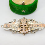 WW1-era Sterling Silver HM Drifters Naval Sweetheart Brooch Antique 1916 Birmingham