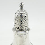 George III Sterling Silver Muffineer Sugar Caster Antique 1764 London