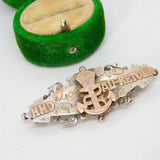 WW1-era Sterling Silver HM Drifters Naval Sweetheart Brooch Antique 1916 Birmingham