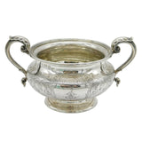 Paul Storr Georgian Sterling Silver Floral Two-Handled Bowl Antique 1836 London