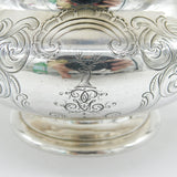 Paul Storr Georgian Sterling Silver Floral Two-Handled Bowl Antique 1836 London