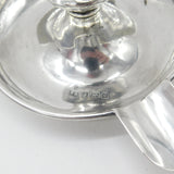 Edwardian Sterling Silver Table Lighter & Ashtray Engraved 1902 Birmingham