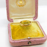9ct Yellow Gold Wedding Band or Marriage Ring Vintage English Hallmark 1973