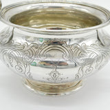 Paul Storr Georgian Sterling Silver Floral Two-Handled Bowl Antique 1836 London