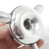 Edwardian Sterling Silver Table Lighter & Ashtray Engraved 1902 Birmingham